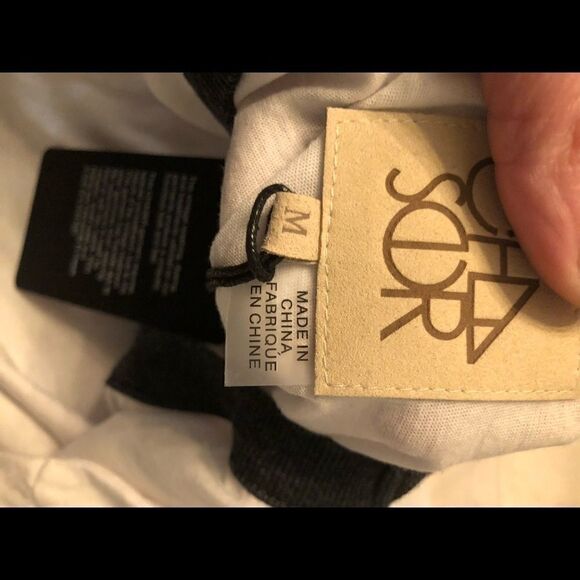 Medium White and Black Classic Chaser Tee - Picture 8 of 8